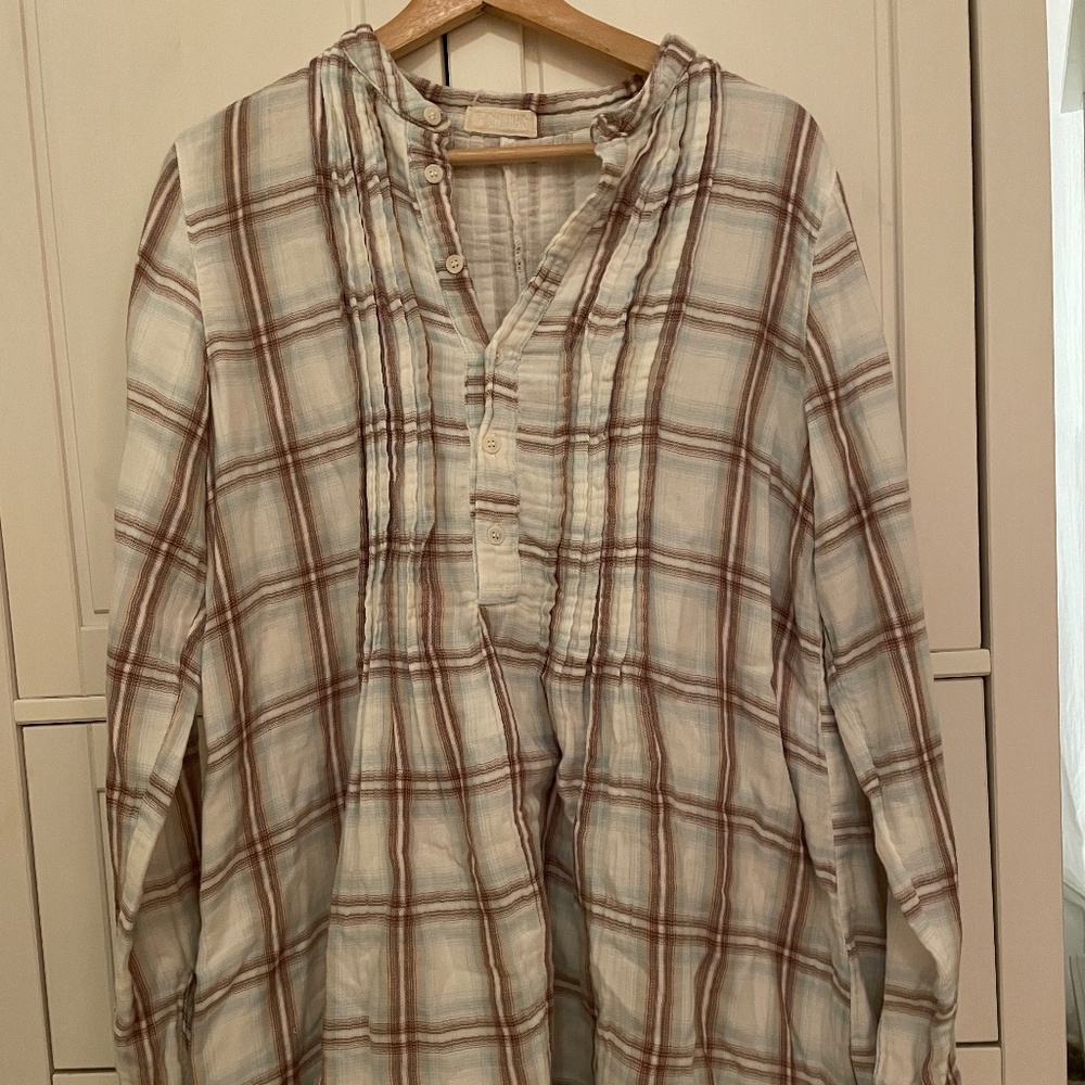 CP Shades Plaid Yoko Tunic XS